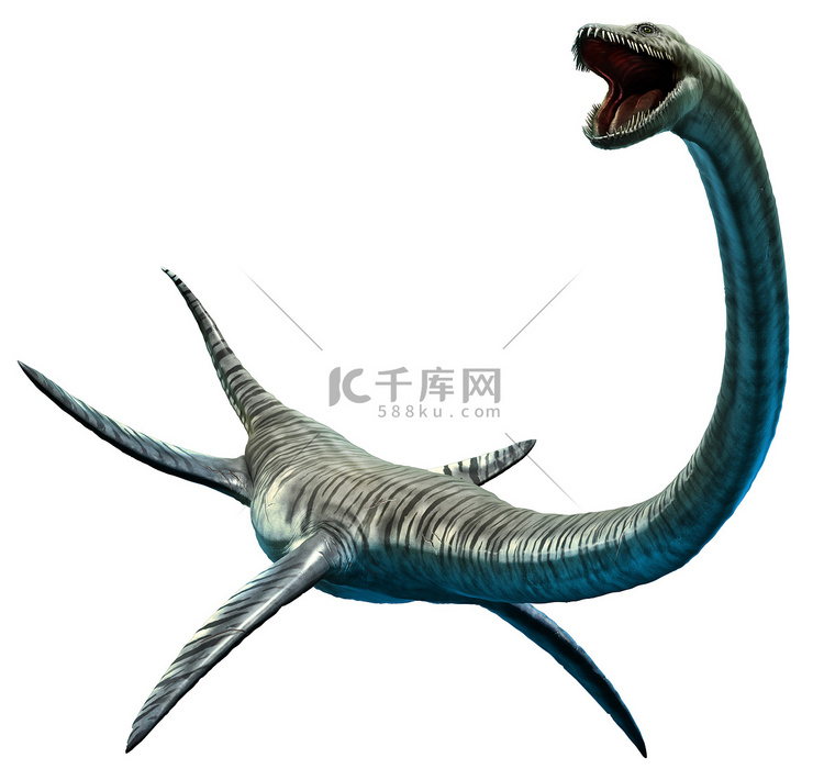 Elasmosaurus 3D插图