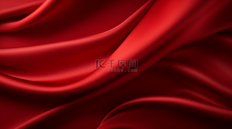 红色丝绸质感纹理背景10