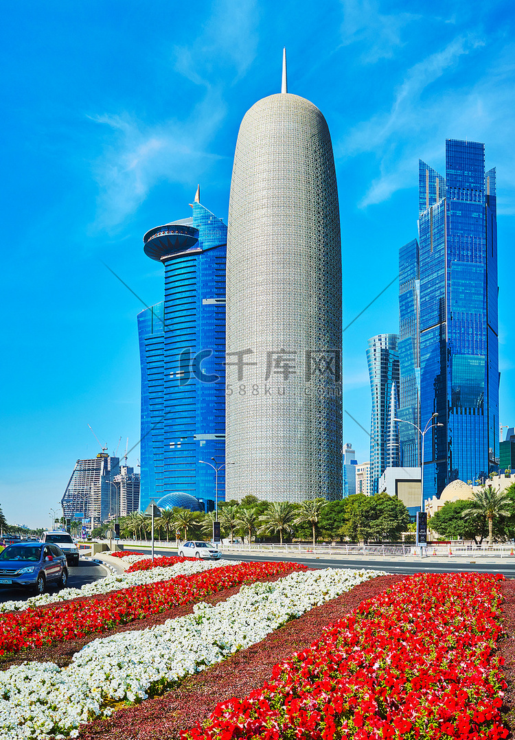 在现代多哈, 卡塔尔的花朵