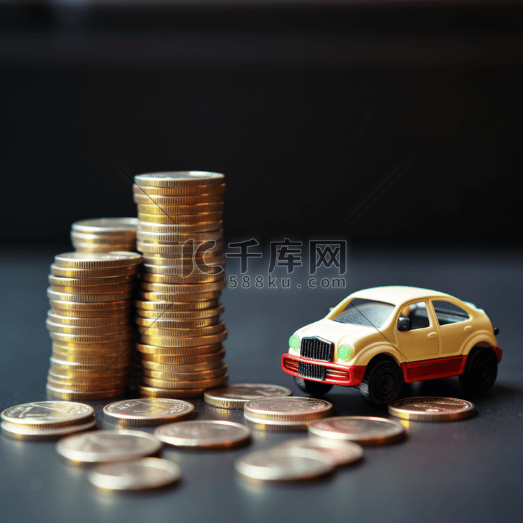 金融和汽车贷款为买车或材料设计