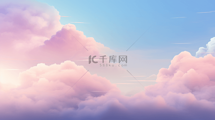 渐变粉彩天空背景