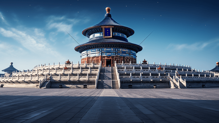 北京天坛地标建筑