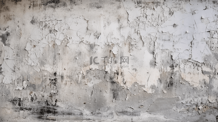 白色背景的纹理墙，水泥混凝土灰
