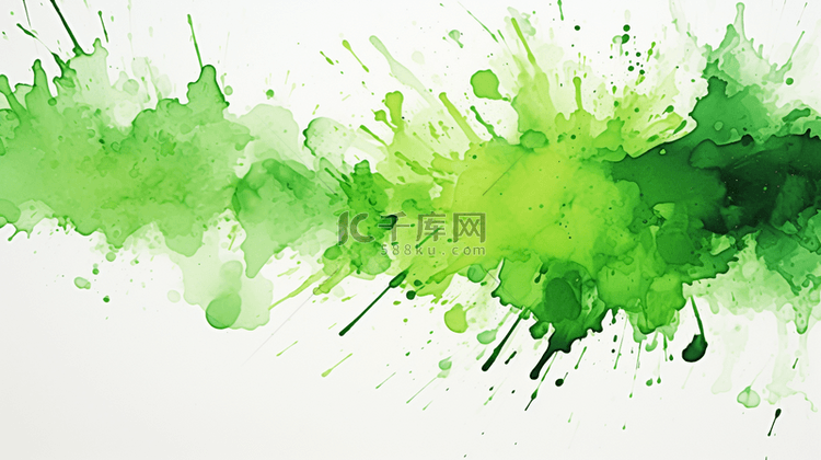 现代软绿色水彩纹理设计背景