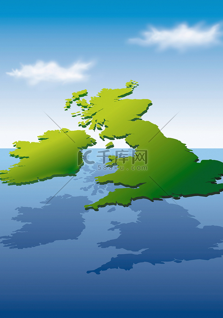 英国和爱尔兰地图
