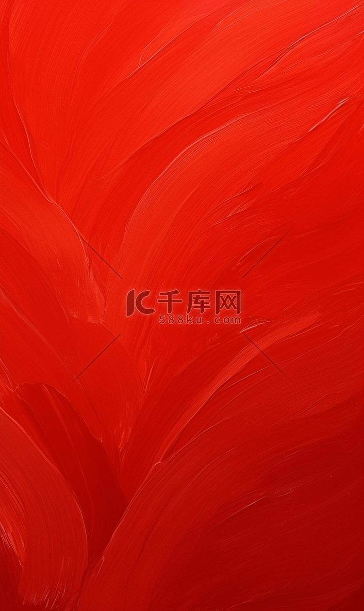 红色肌理感油漆简约喜庆春节节日