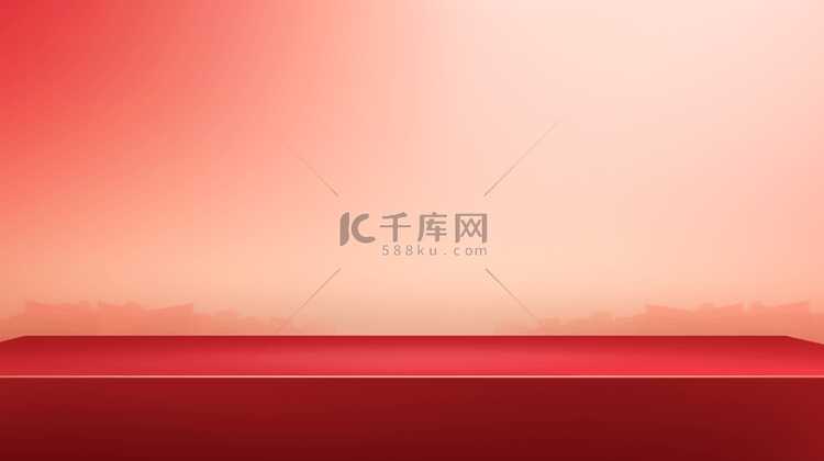 红色中国风古典简约创意背景17