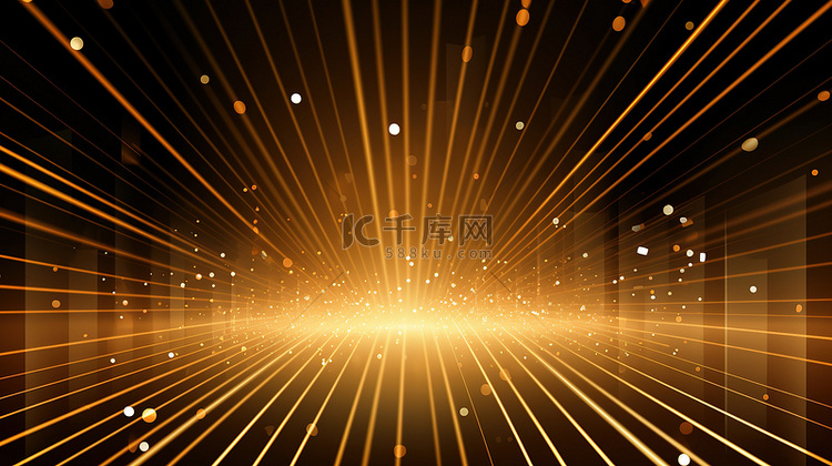 金色光束的抽象图像6