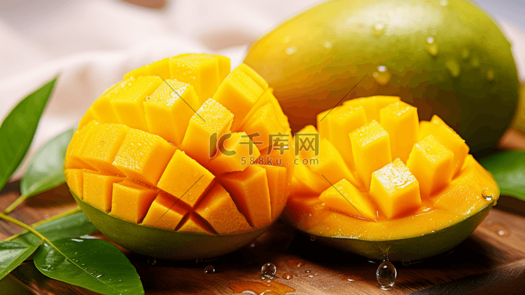 新鲜的水果芒果摄影