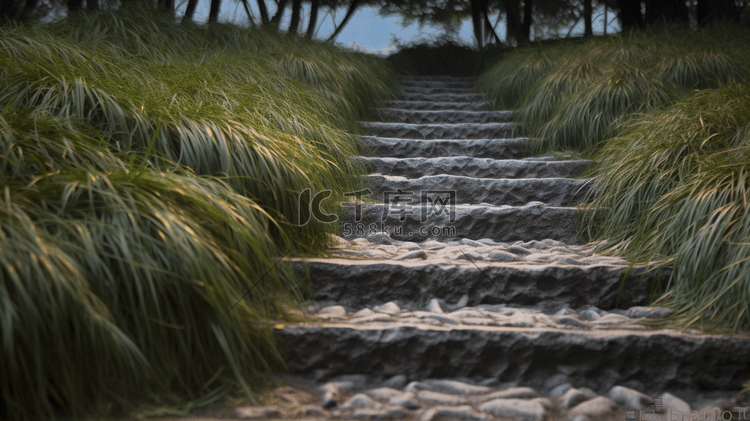 杭州植物园石阶摄影