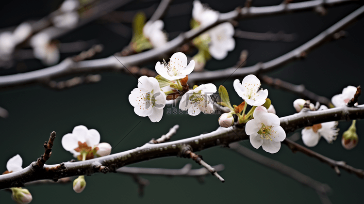 杭州植物园的白梅摄影