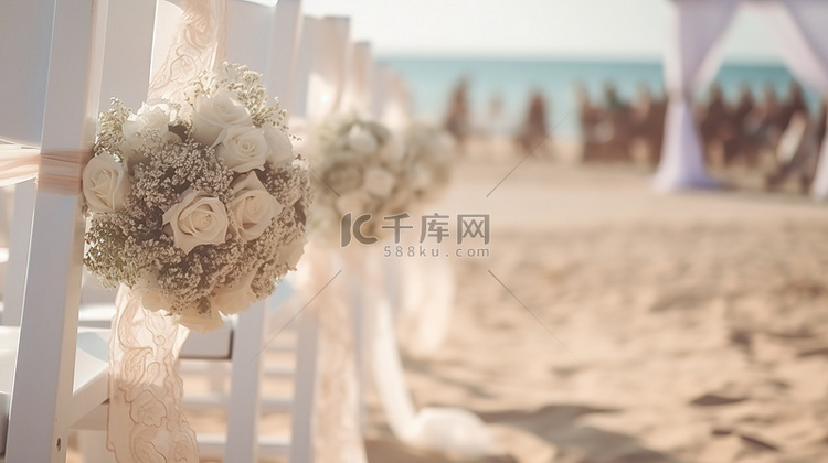 婚庆旺季海滩婚礼装饰16