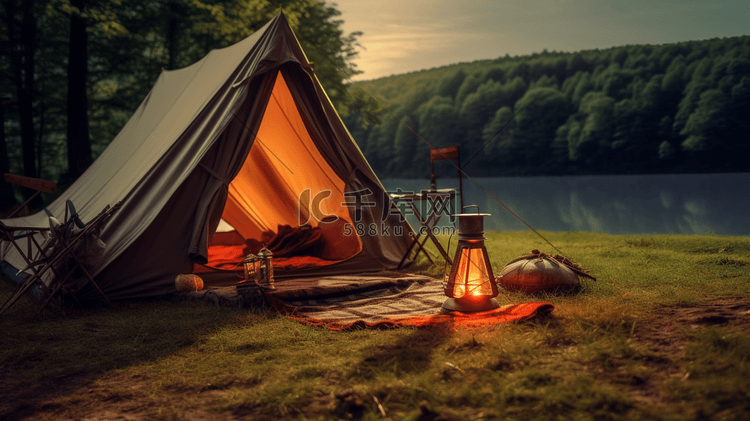 户外野外营地帐篷