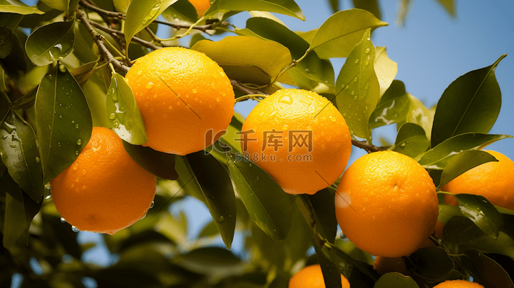 新鲜的水果橘子摄影
