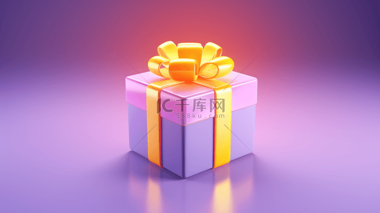 3D立体圣诞礼盒礼物背景23