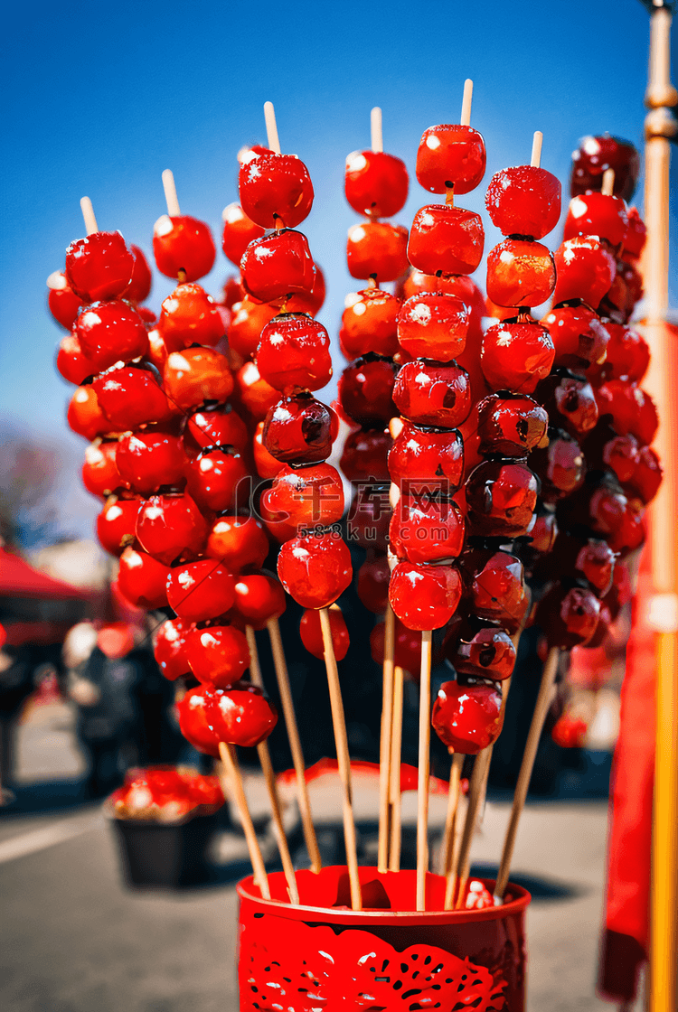 冬日美食冰糖葫芦2