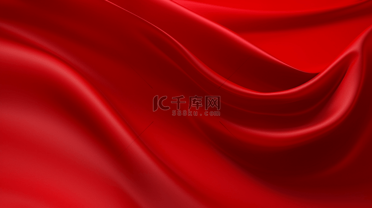 中国红纹理绸缎背景15