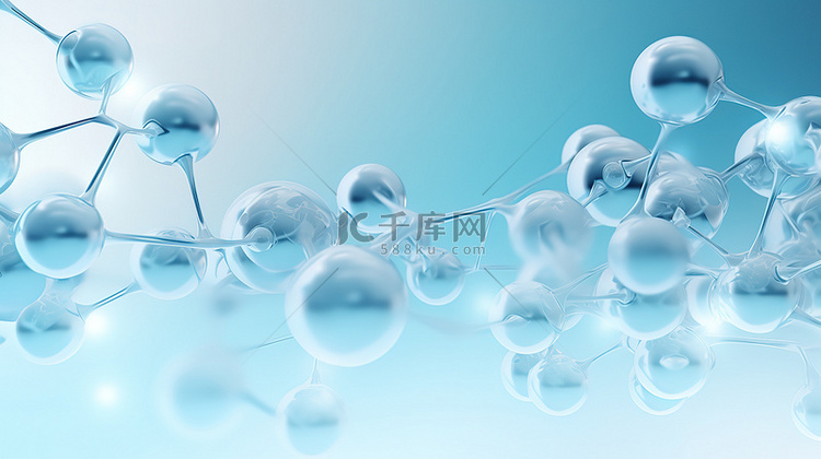 球形透明分子离子结构2