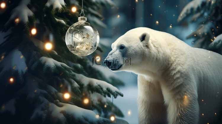 圣诞节北极熊图片11