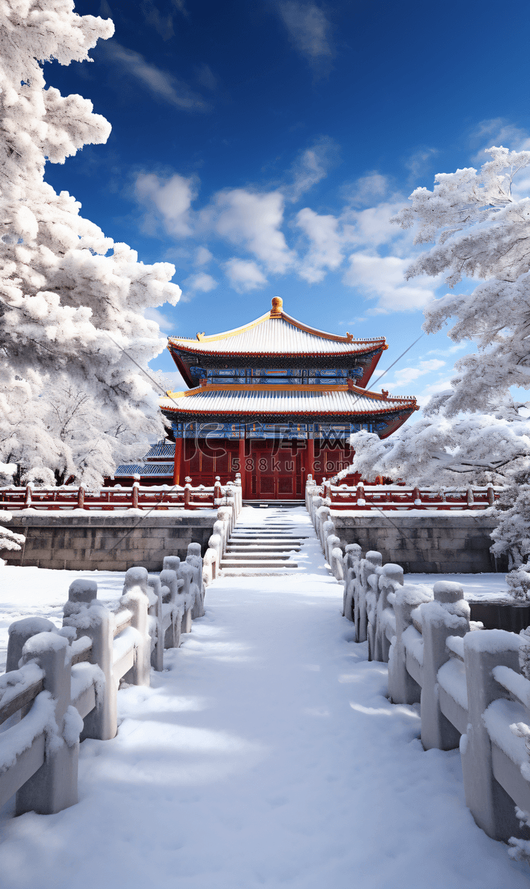 冬季故宫雪景摄影图5