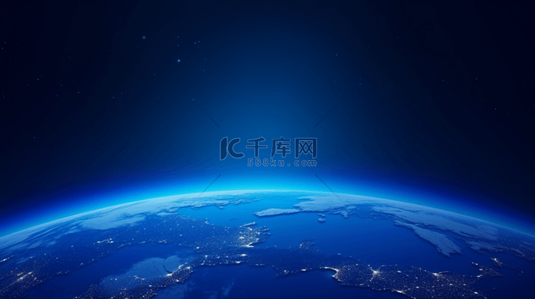 蓝色地球太空背景9背景图片