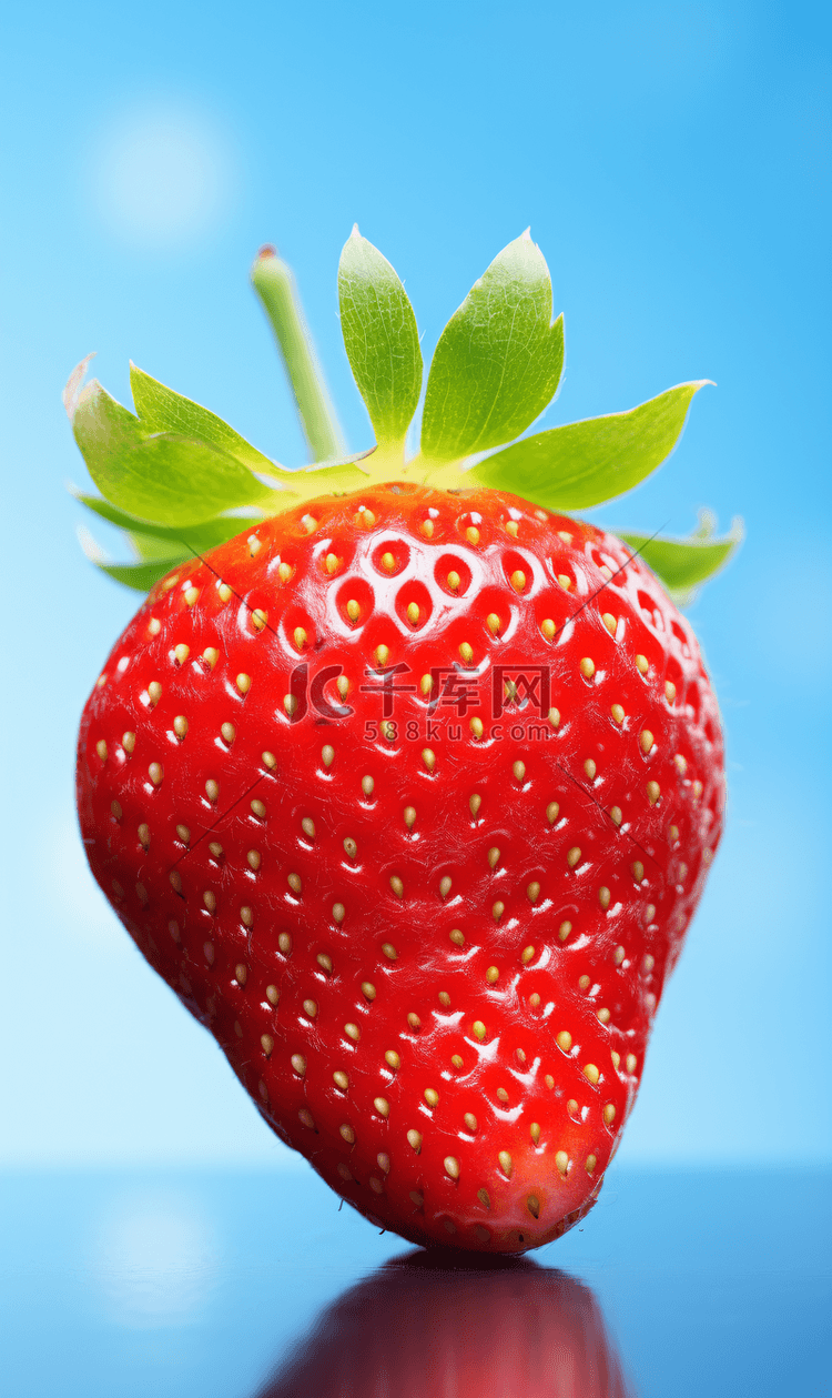 草莓水果产品摄影特写1