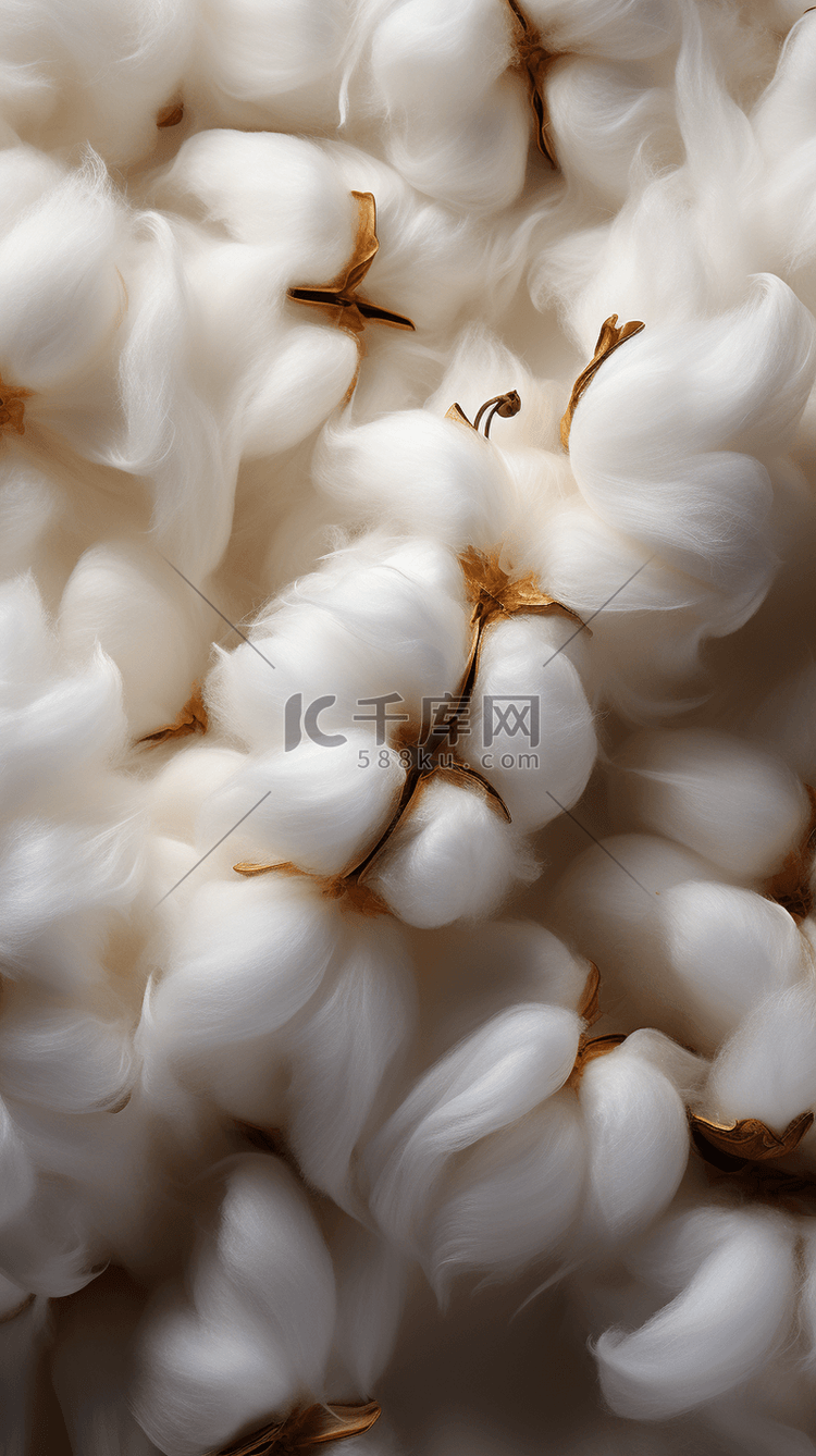 写实棉花棉材质质感背景5背景图