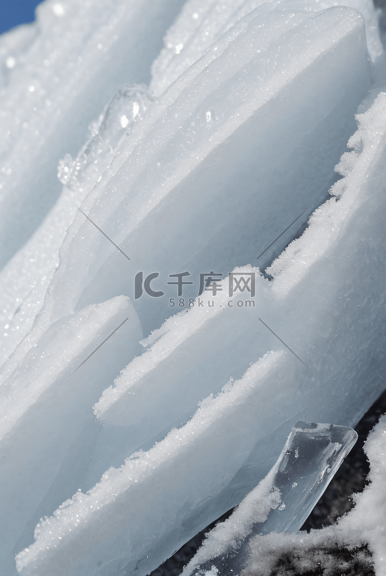 寒冷冬季结晶冰霜图174