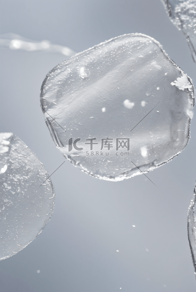 寒冷冬季结晶冰霜图310