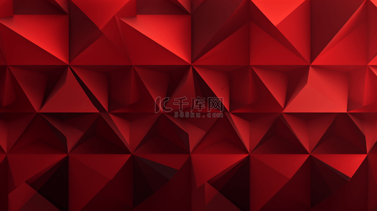 红色几何创意简约纹理背景15