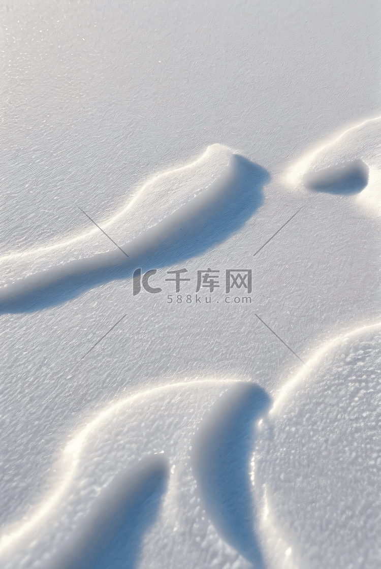 寒冷冬季白色雪景图片517