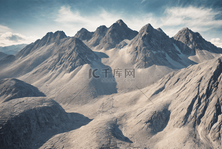 冬季高山山脉冰雪景观图片306