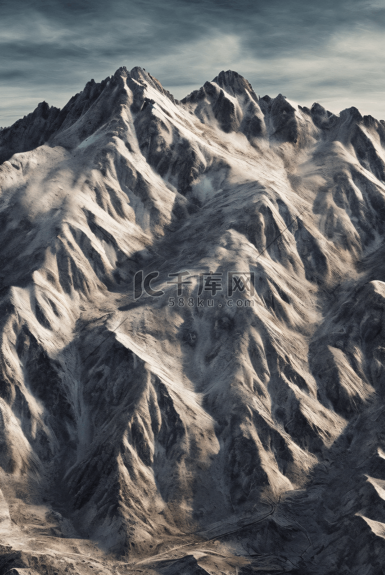 冬季高山山脉冰雪景观图片617