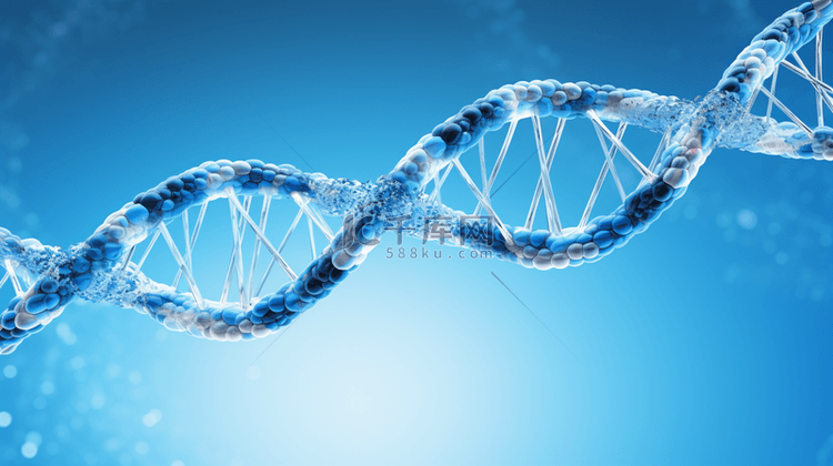 蓝色医学细胞生物科技基因DNA