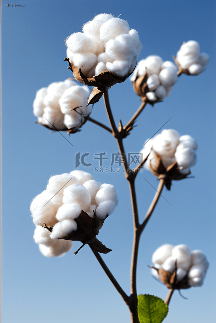 秋季白色的成熟棉花图片407