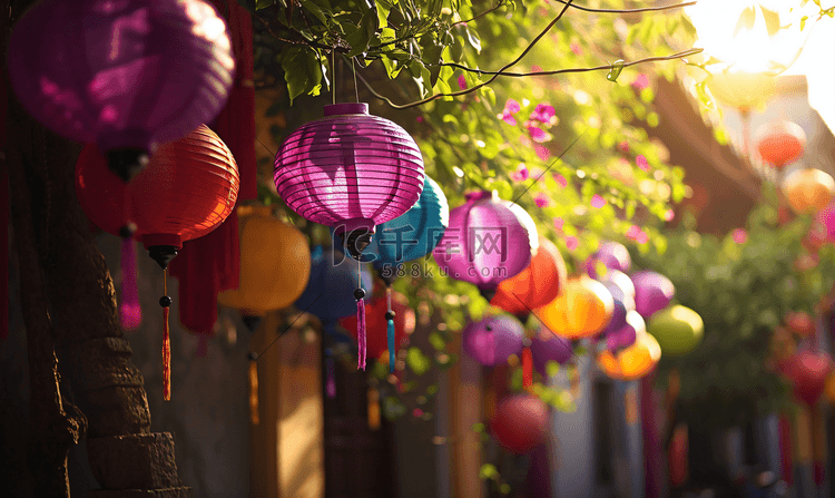 春节街景灯笼装饰14