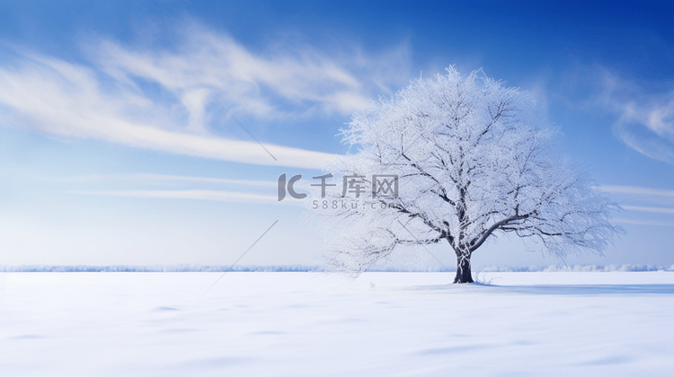 冬季雪景冰天雪地风景图片13