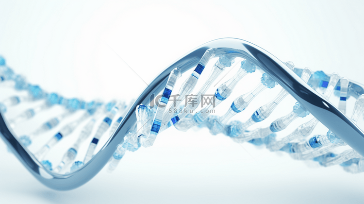 蓝色网状生物科技基因检测商务背
