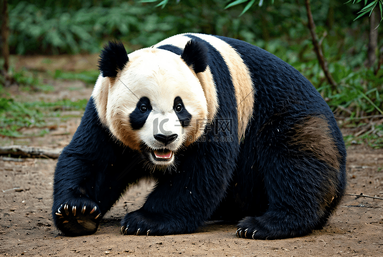 熊猫与竹子高清摄影配图4