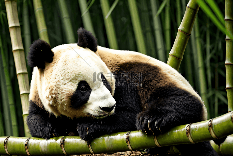 国宝熊猫与竹子高清摄影配图9