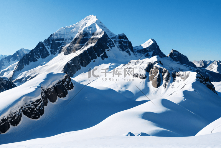 雪山山脉山峰摄影图片7