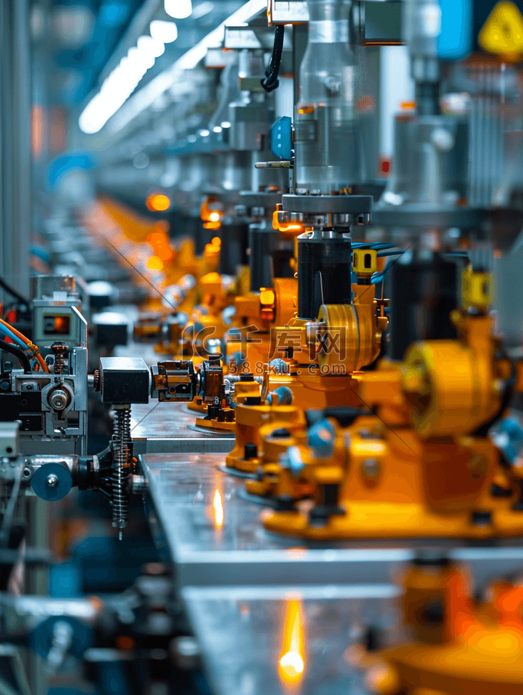 工厂车间工业自动化生产组装生产
