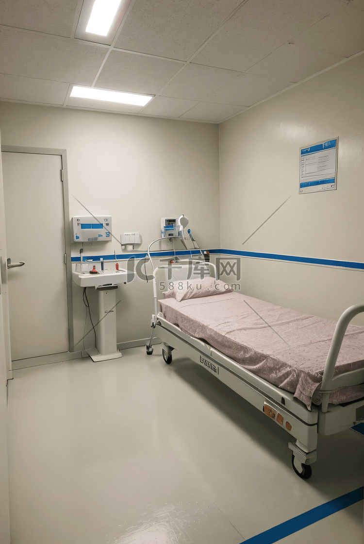医院内病房场景摄影图7