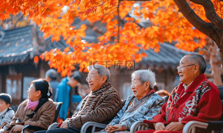 重阳节老年人人像摄影