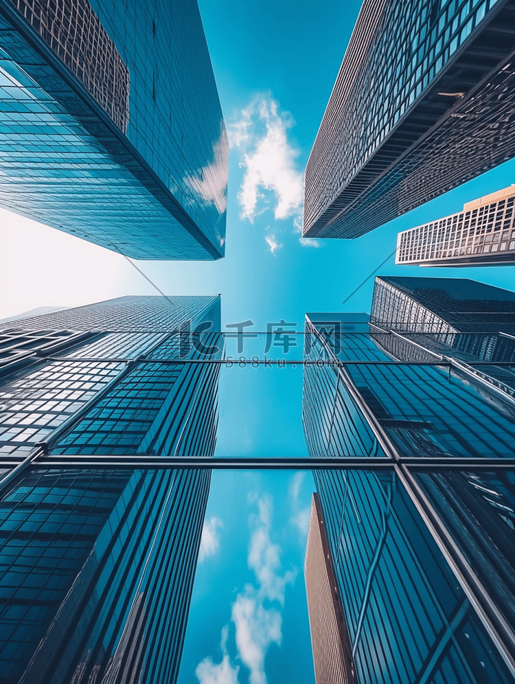 建筑摩天大楼高科技商务楼城市