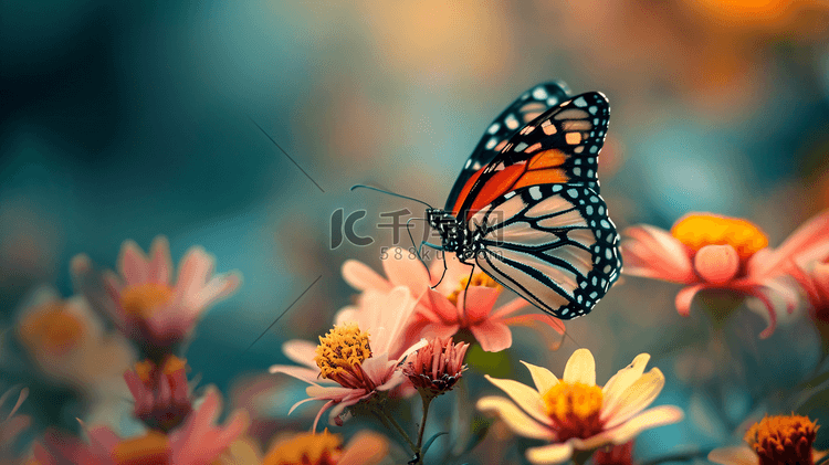 花间飞舞的蝴蝶摄影8