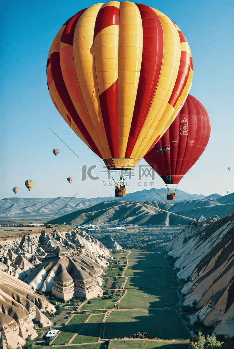 土耳其旅行热气球摄影图2