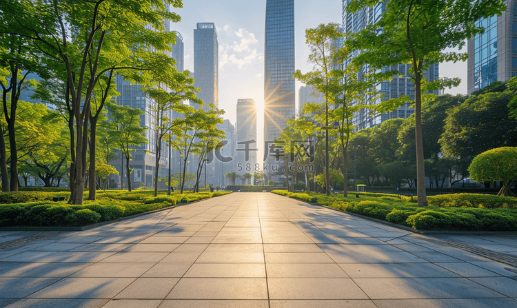 现代城市景观建筑物