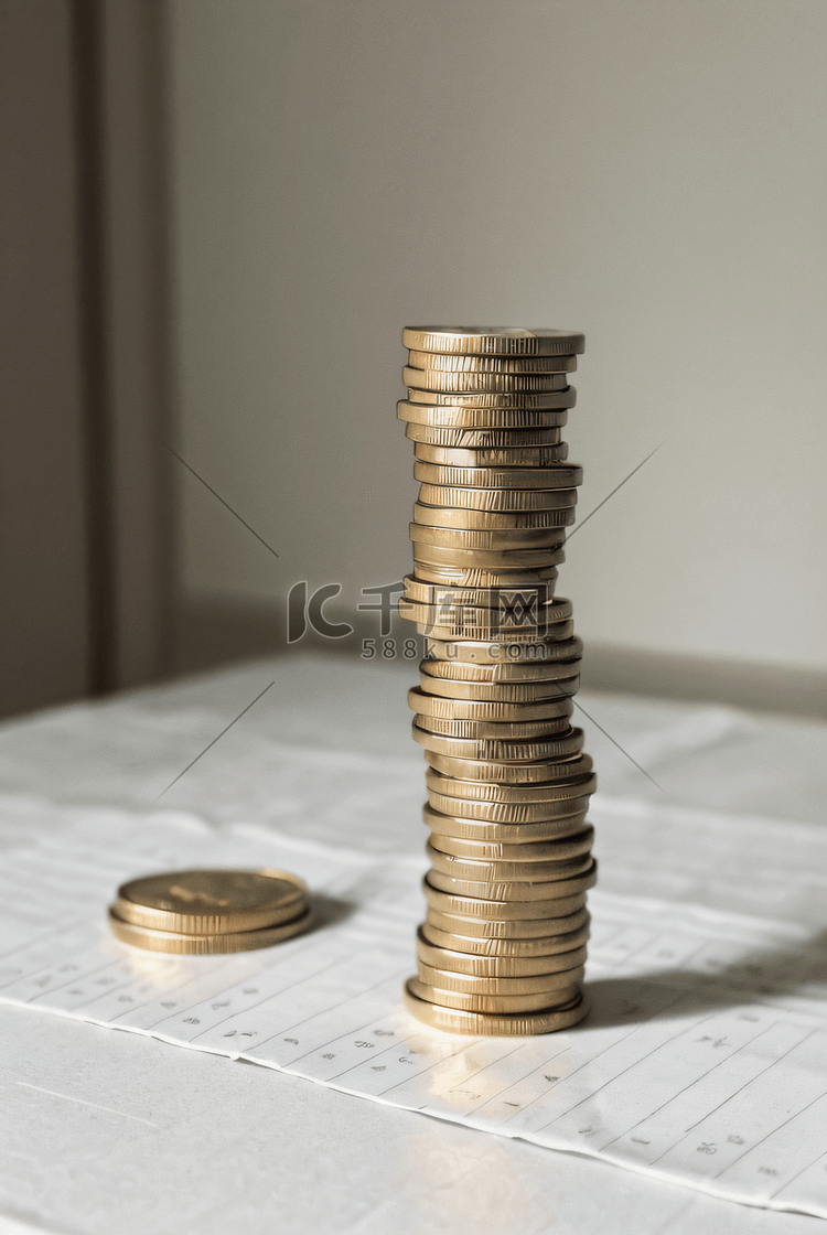 理财金融硬币摄影照片5