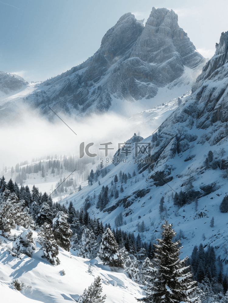 阿尔卑斯山风景